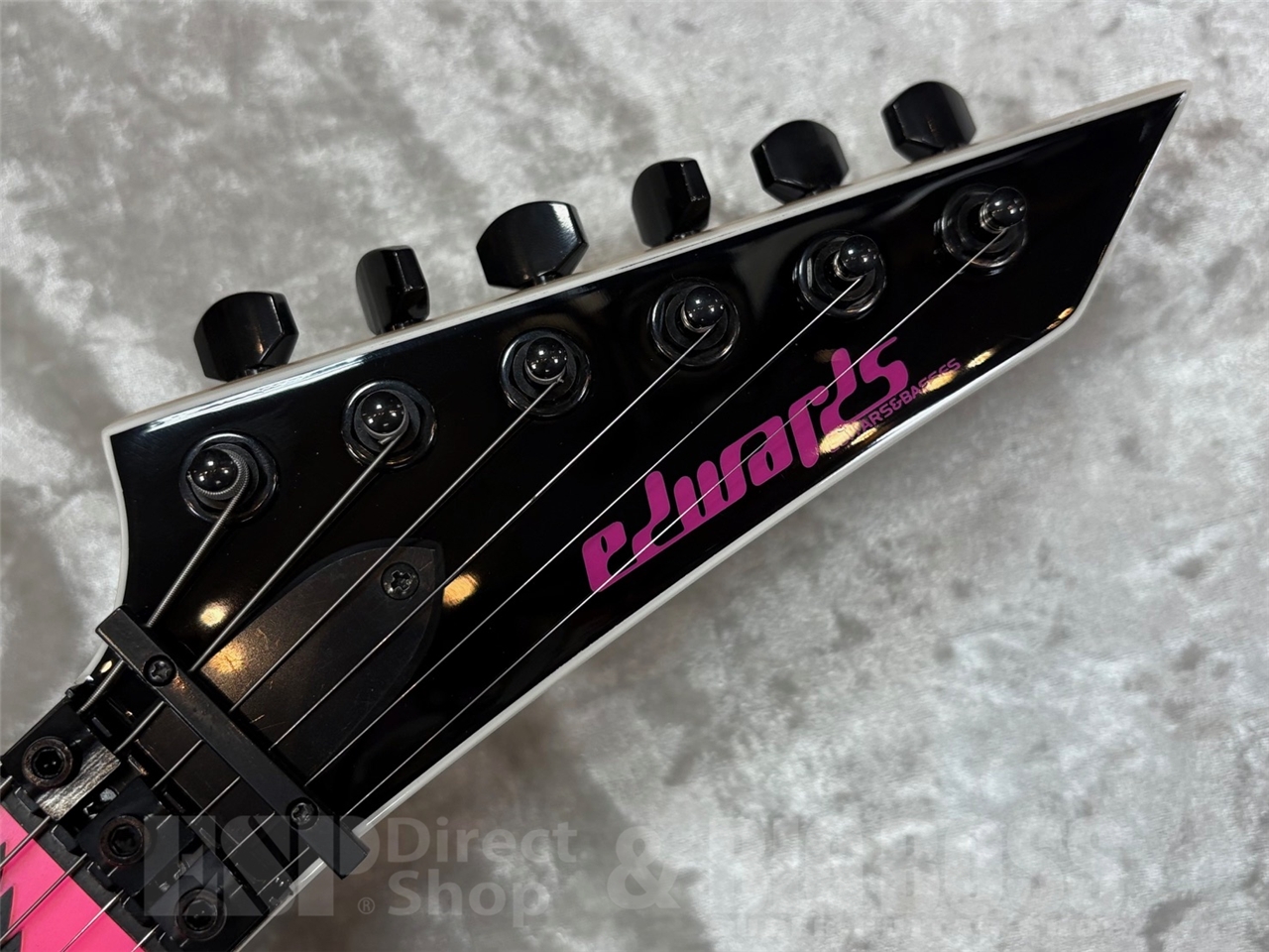 EDWARDS Limited MODEL ミニエレキギター エドワーズ 即納可能】EDWARDS（エドワーズ） E-ALEXI PINK SAWTOOTH GWS - 【ESP