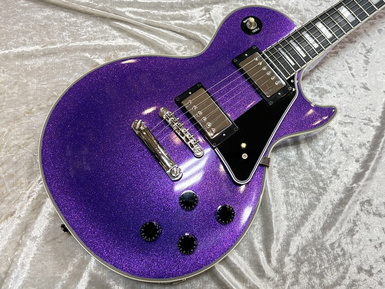 【USED/即納可能】Epiphone IGC Les Paul Custom /Amethyst Sparkle  　GWS - 2