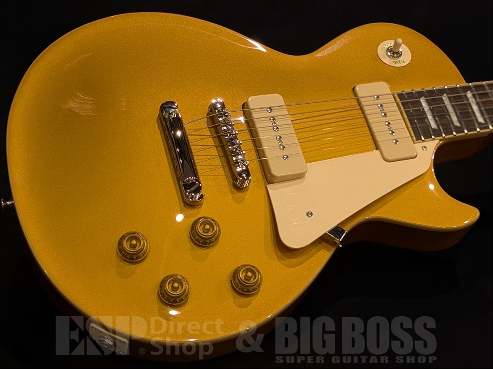 ギター EDWARDS E-LP-STD/P 即納可能】EDWARDS(エドワーズ) E-LP-STD/P Gold Top 京都店
