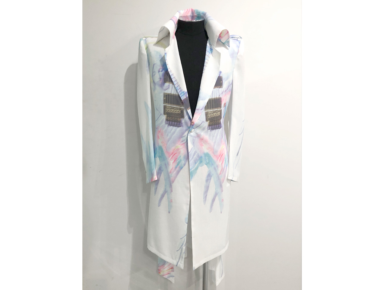 kiryuyrik featuring TAKAMIZAWA TOSHIHIKO ANGEL Flare Long Jacket