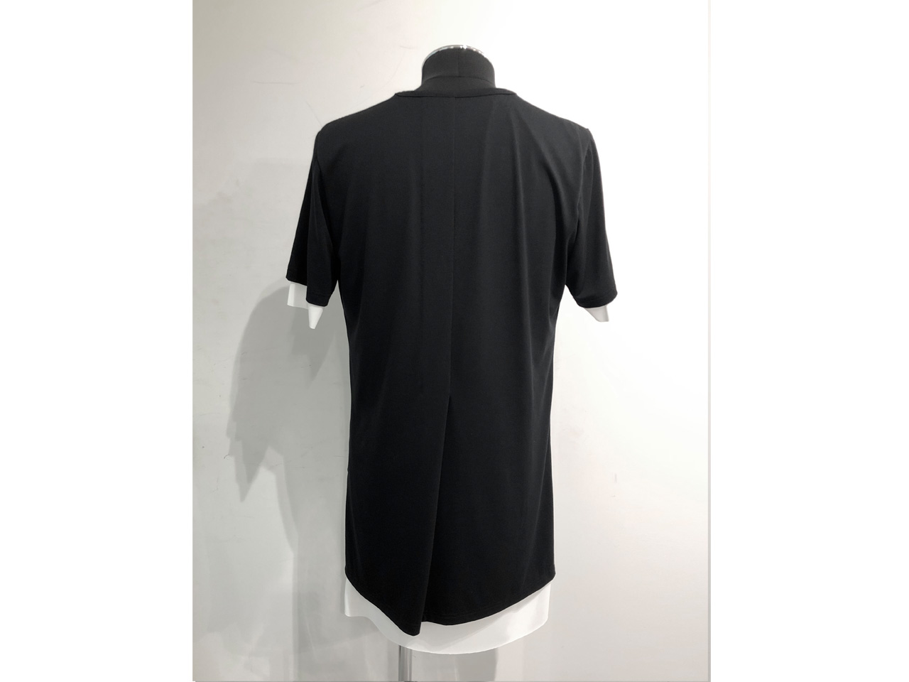 【期間限定受注販売】kiryuyrik featuring TAKAMIZAWA TOSHIHIKO Layered V NeckT-Shirt / Black＆White