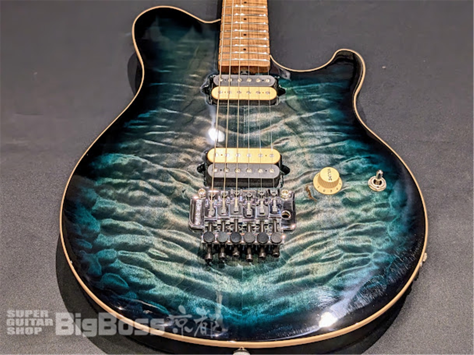 【即納可能】MUSIC MAN (ミュージックマン) Axis Yucatan Blue Quilt 京都店