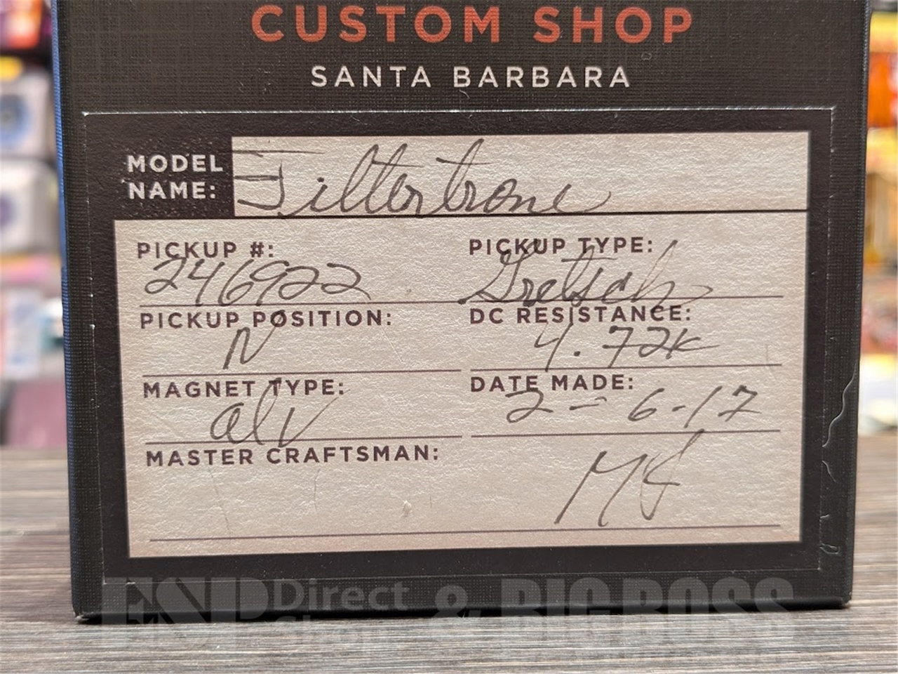 【OUTLET/即納可能】Seymour Duncan(セイモアダンカン) Custom Shop Filtertron / Neck 京都店