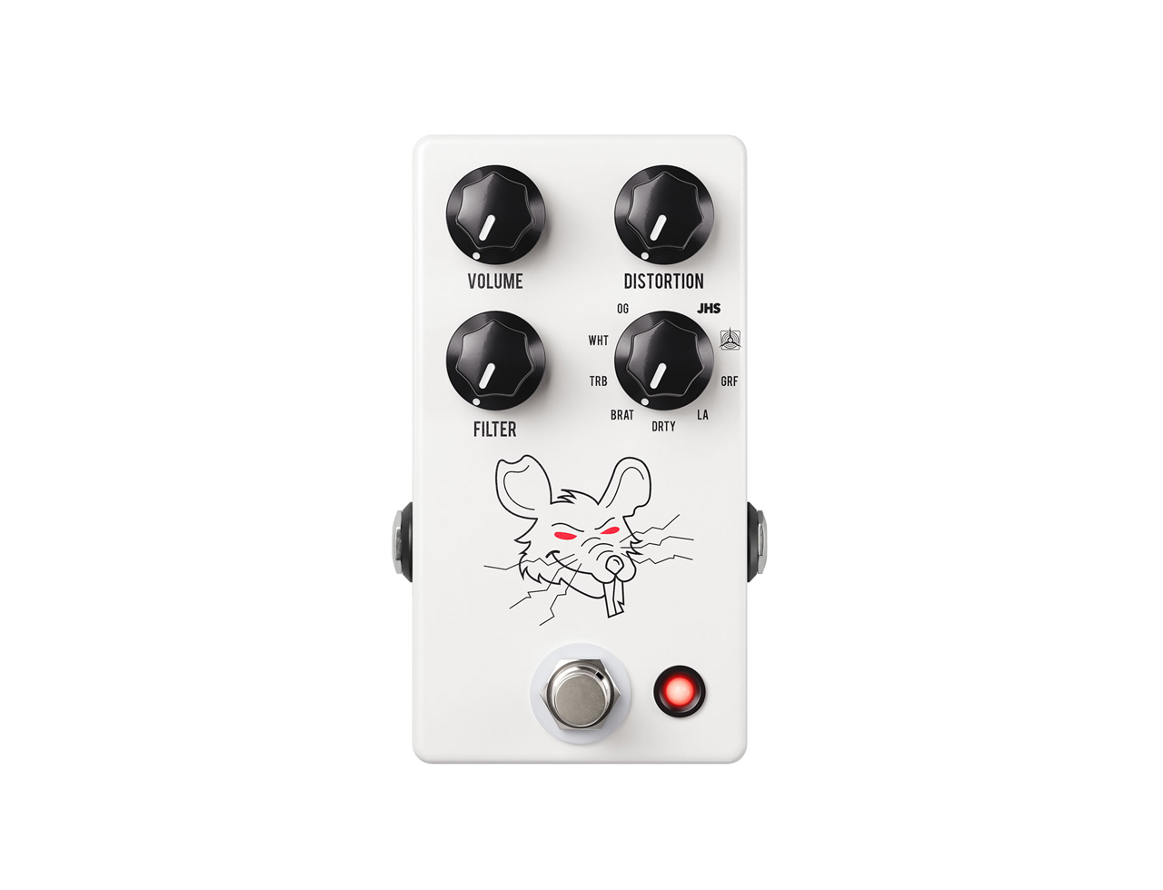 【お取寄せ商品】<br>JHS Pedals PACKRAT WHITE<br>(ディストーション)(ジェイエイチエスペダルズ)