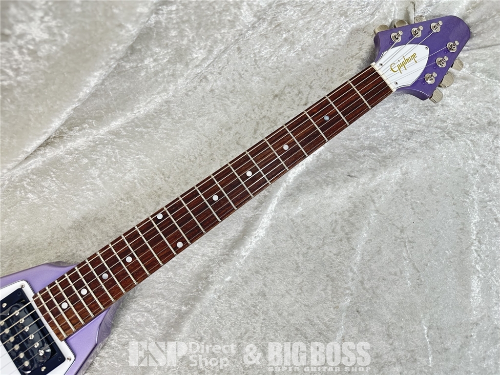 【即納可能】 Epiphone( エピフォン ) Kirk Hammett 1979 Flying V (Purple Metallic) お茶の水駅前店(東京) - 7