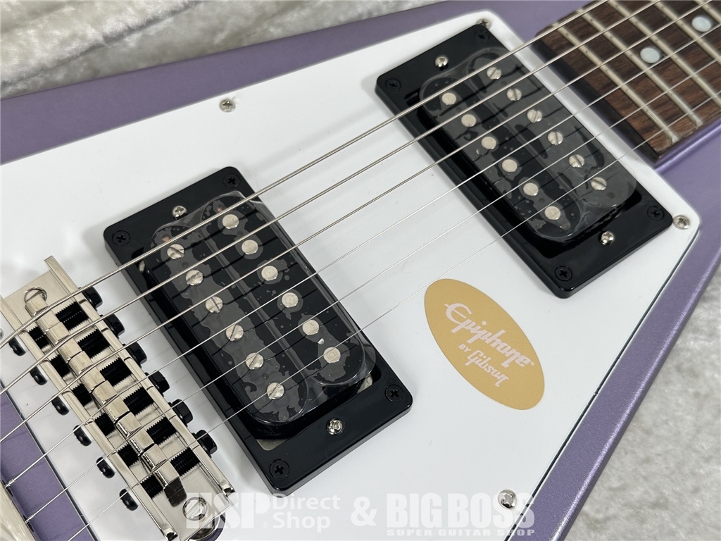 【即納可能】 Epiphone( エピフォン ) Kirk Hammett 1979 Flying V (Purple Metallic) お茶の水駅前店(東京) - 6