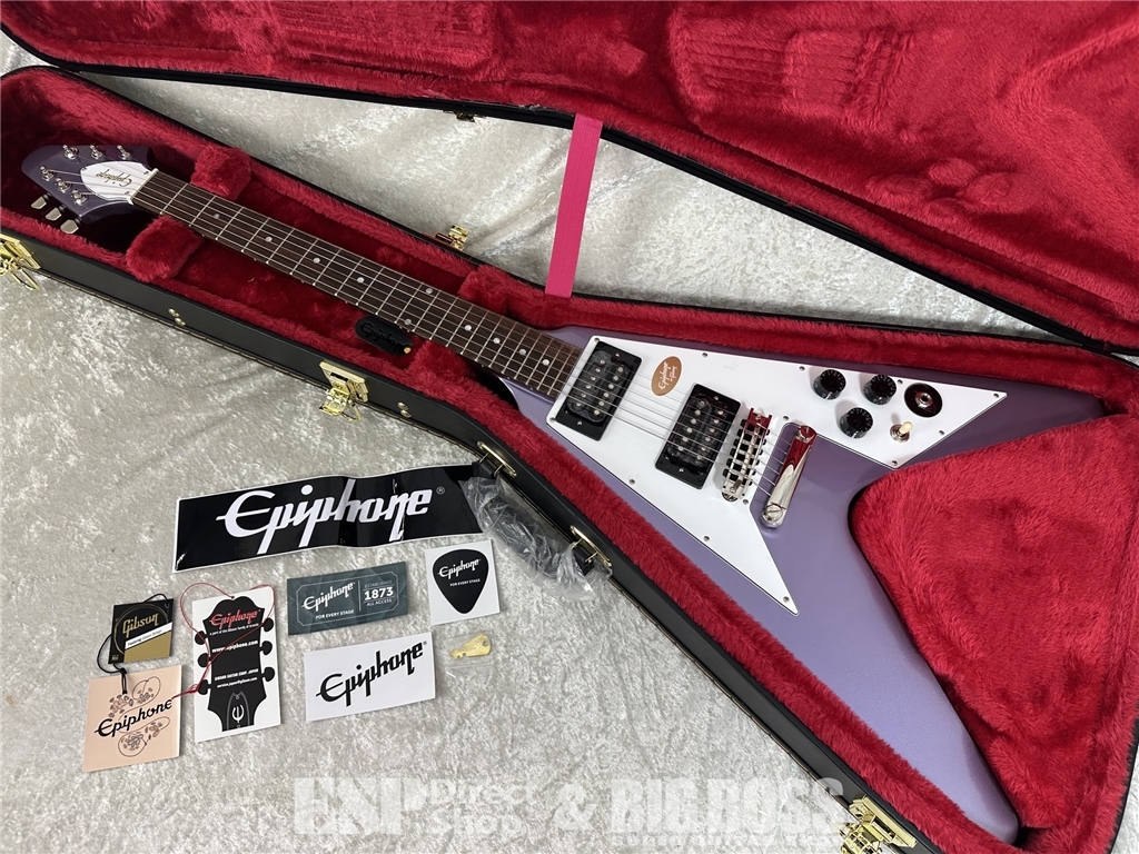 【即納可能】 Epiphone( エピフォン ) Kirk Hammett 1979 Flying V (Purple Metallic) お茶の水駅前店(東京) - 11