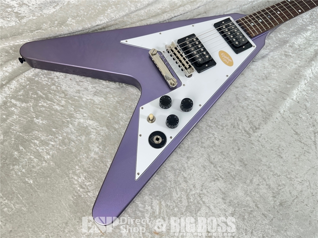 【即納可能】 Epiphone( エピフォン ) Kirk Hammett 1979 Flying V (Purple Metallic) お茶の水駅前店(東京) - 3