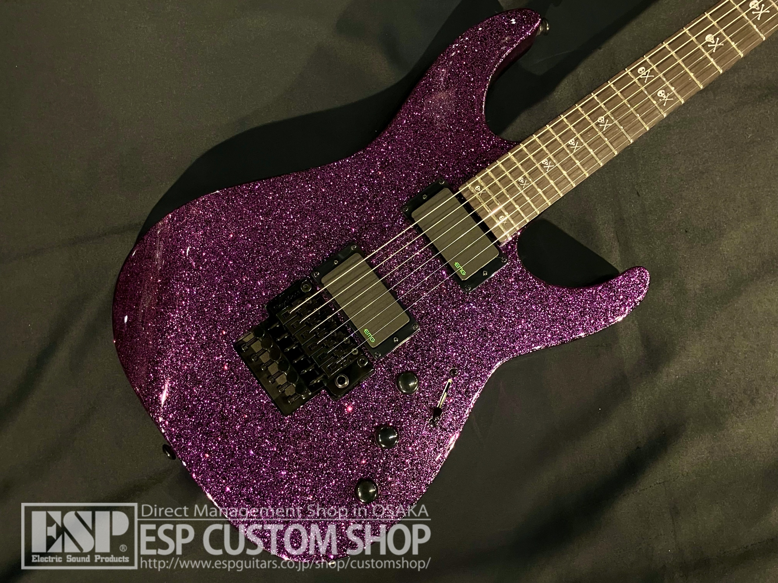 【即納可能】LTD（エルティーディー）KH-602 / Purple Sparkle (METALLICA Kirk Hammettモデル) 大阪店