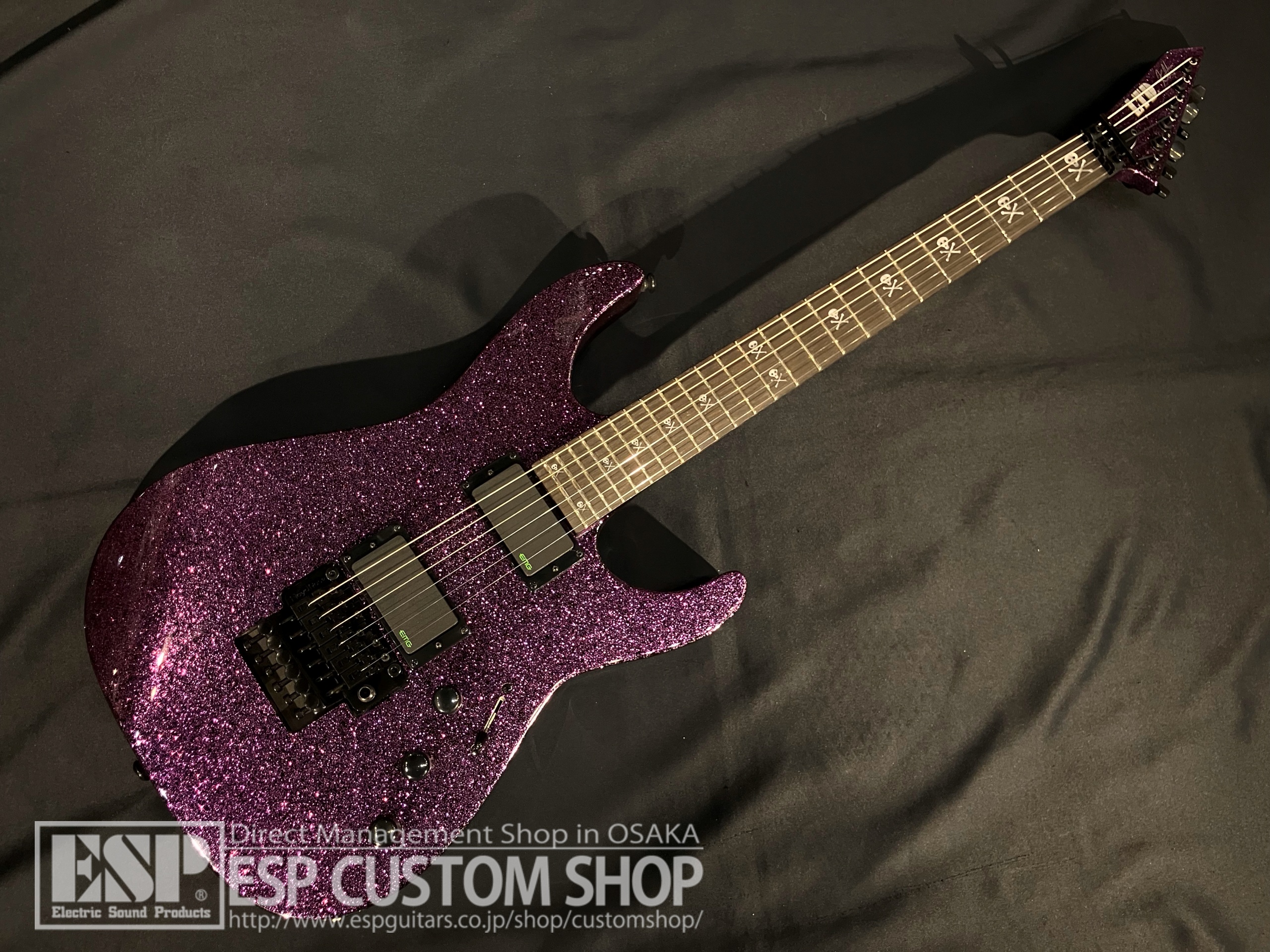 【即納可能】LTD（エルティーディー）KH-602 / Purple Sparkle (METALLICA Kirk Hammettモデル) 大阪店