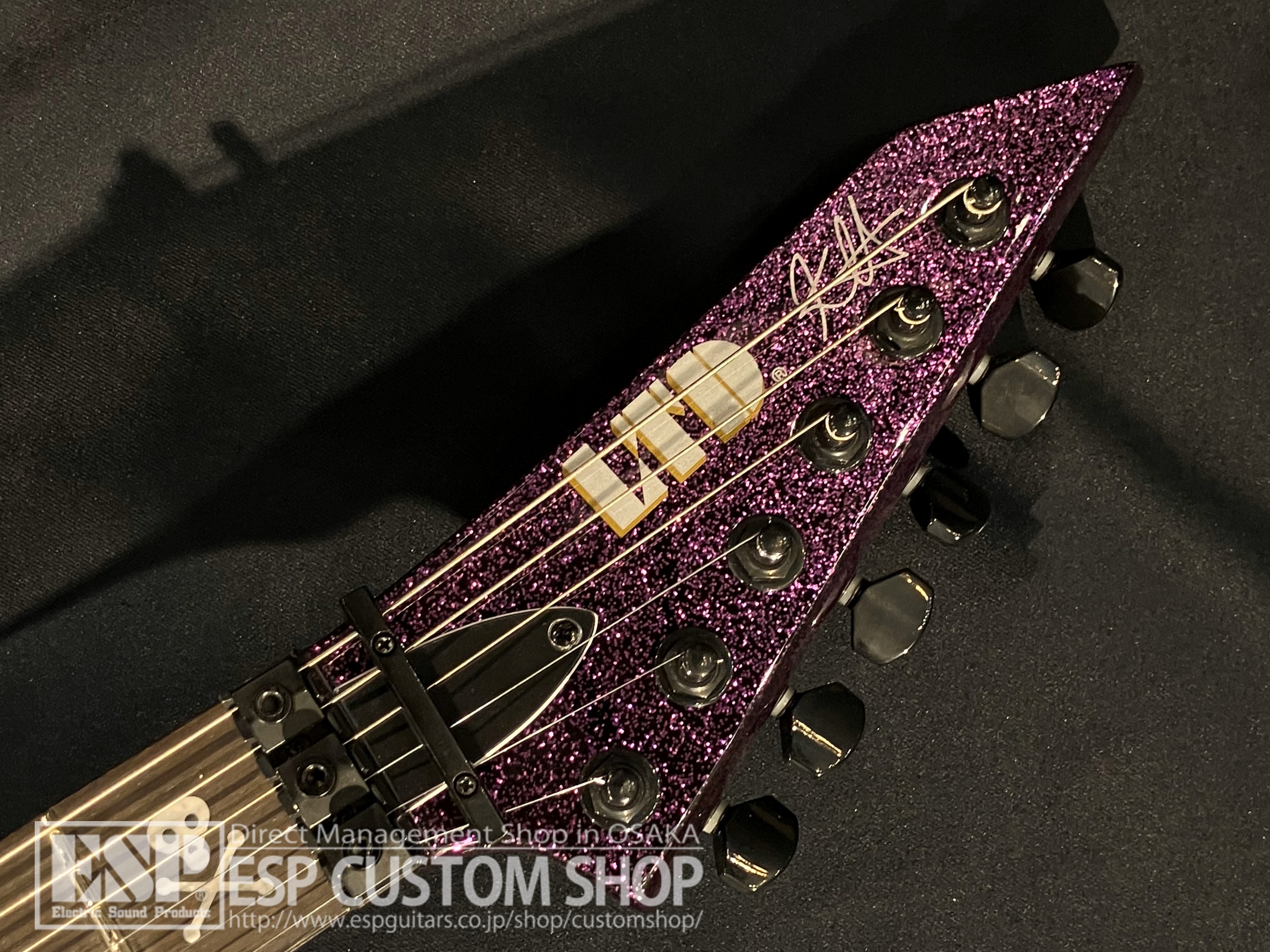 【即納可能】LTD（エルティーディー）KH-602 / Purple Sparkle (METALLICA Kirk Hammettモデル) 大阪店