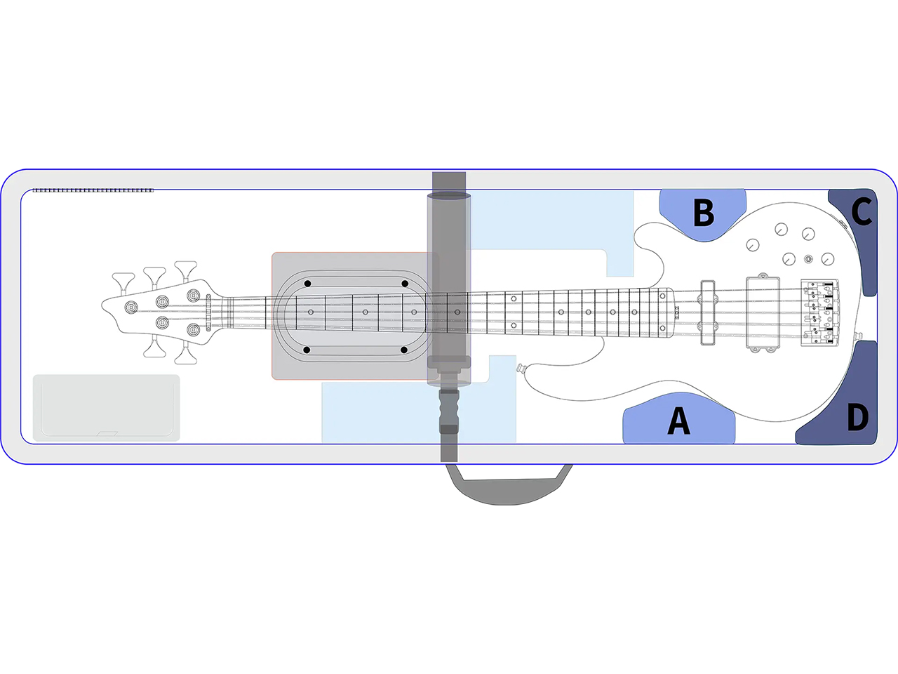 STELLA GEAR(ステラギア) Hybrid Case for Bass | SG-HC-B - 4