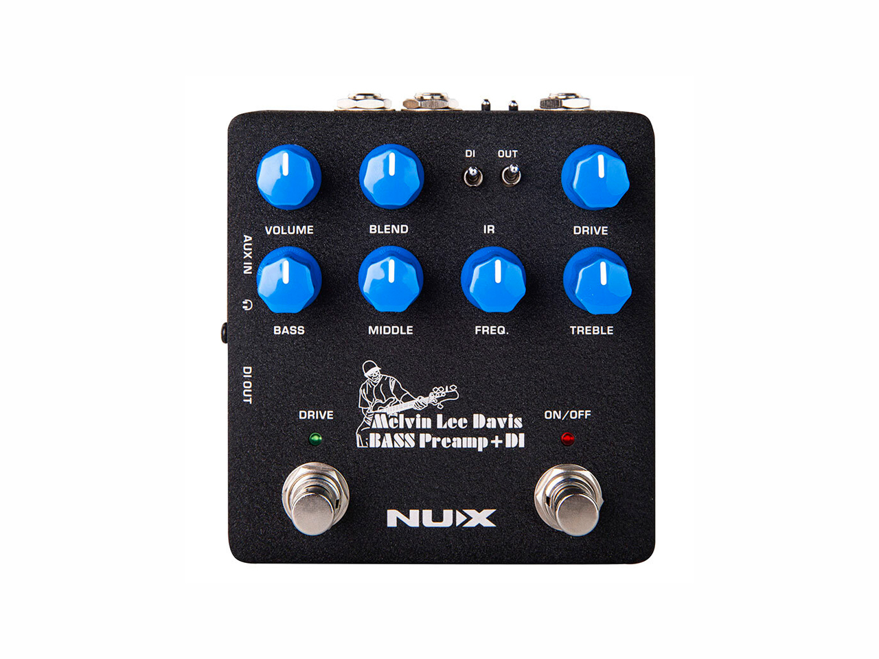 【お取寄せ商品】<br>NUX MLD Bass Preamp + DI<br>(ベース用プリアンプ/DI)(ニューエックス)