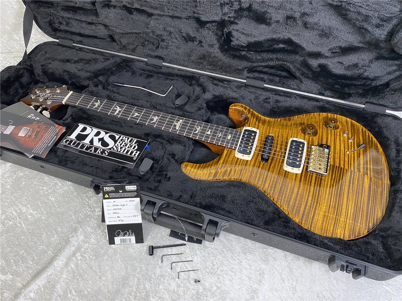 【即納可能】Paul Reed Smith(ポールリードスミス/PRS) Modern Eagle V 10Top / Black Gold (2025年製 SN0407048)