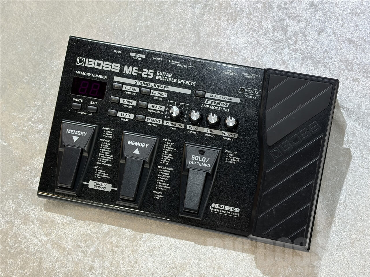 【即納可能/お客様委託中古品】BOSS(ボス) ME-25 (ギター用マルチエフェクター) 札幌店