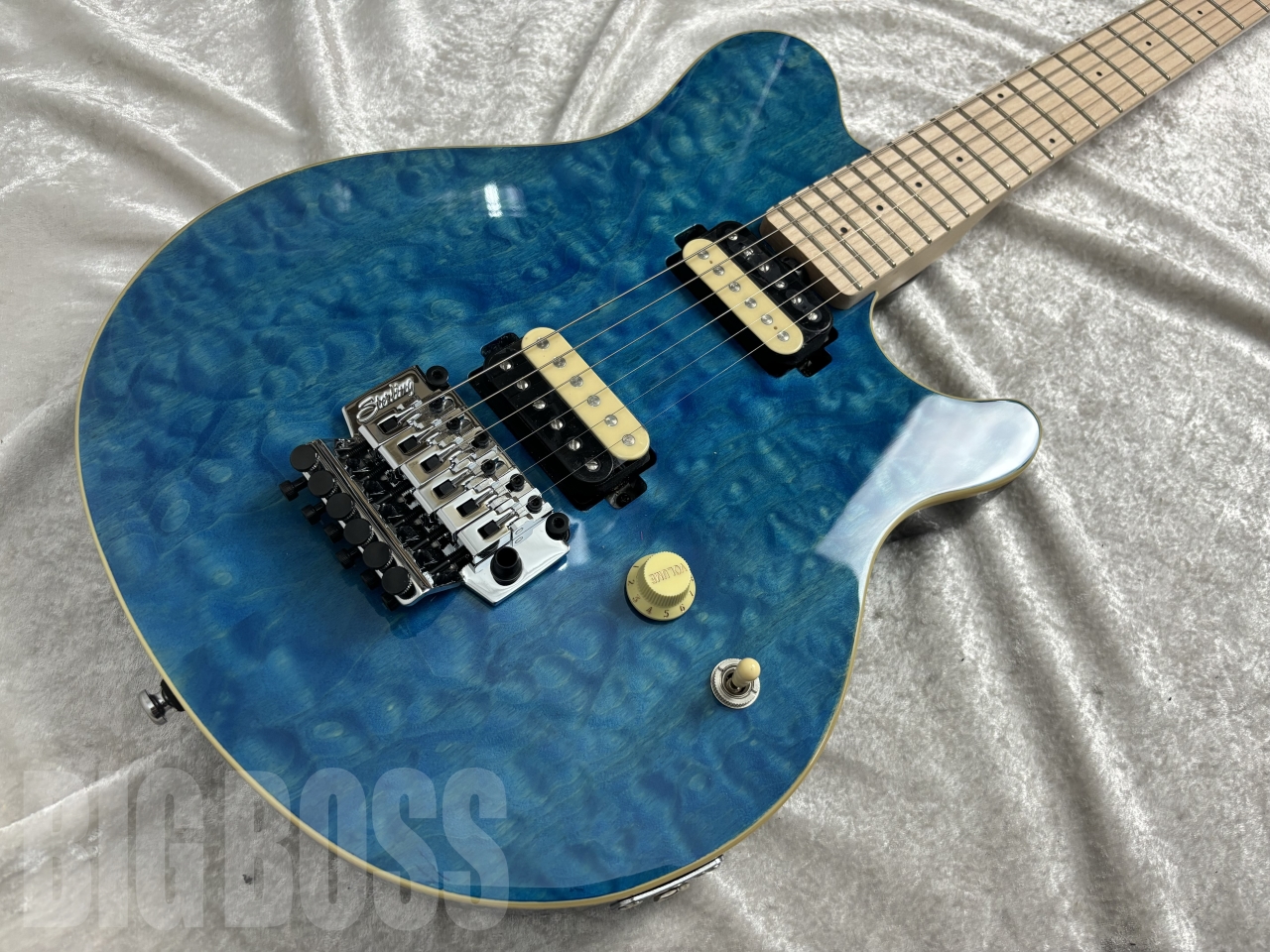 【即納可能】Sterling by MUSICMAN (スターリン バイ ミュージックマン) AX40 / Transparent Blue ( SBMM AX40-TBL-M ) 駅前店