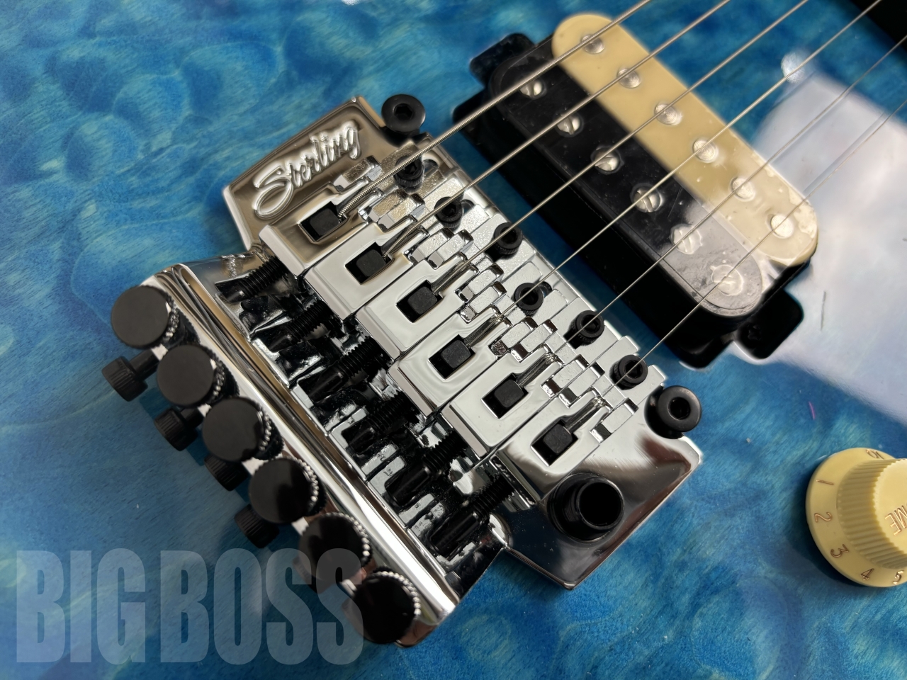 【即納可能】Sterling by MUSICMAN (スターリン バイ ミュージックマン) AX40 / Transparent Blue ( SBMM AX40-TBL-M ) 駅前店