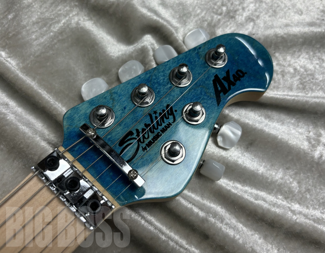 【即納可能】Sterling by MUSICMAN (スターリン バイ ミュージックマン) AX40 / Transparent Blue ( SBMM AX40-TBL-M ) 駅前店