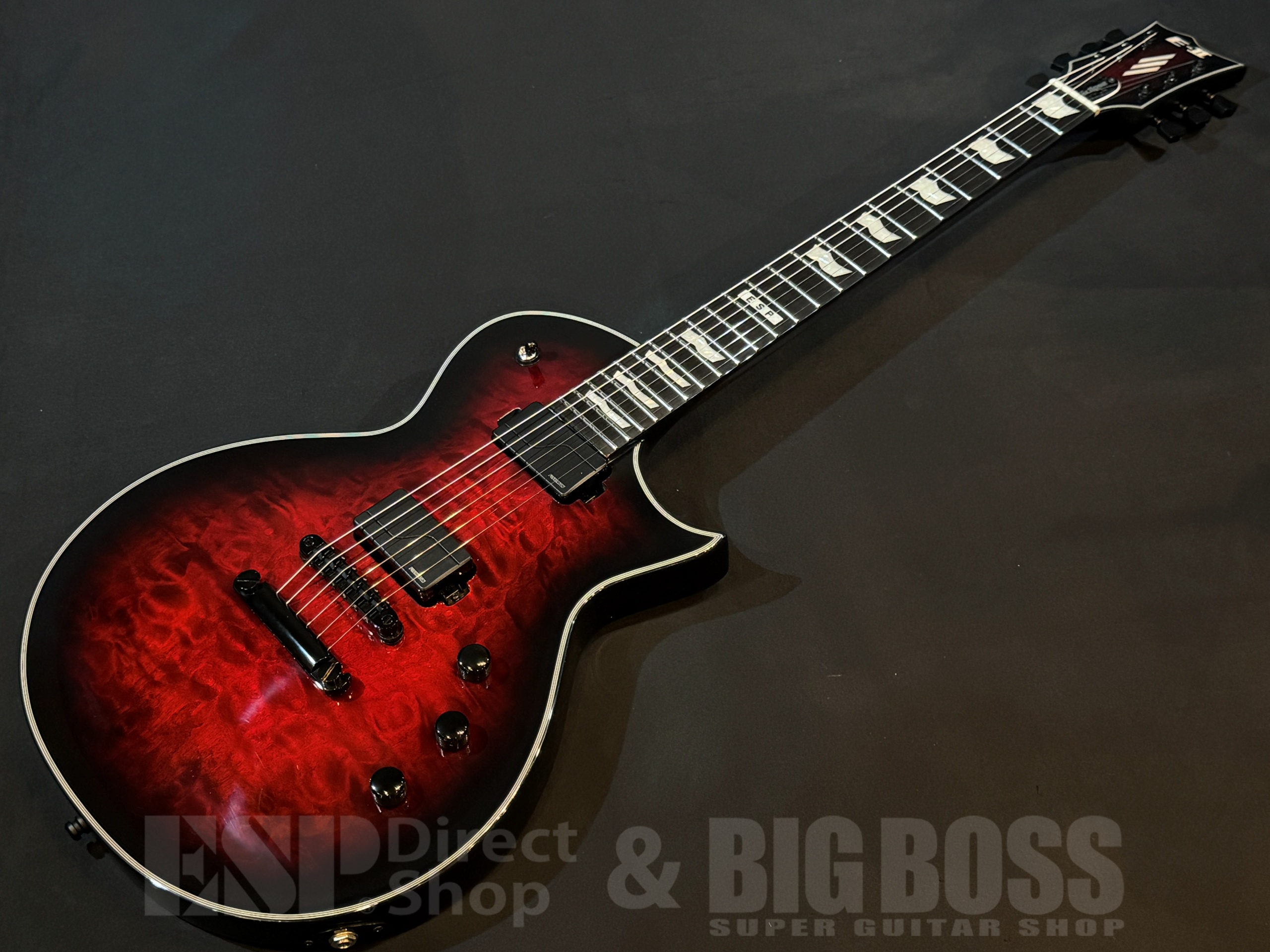 【即納可能】E-II(イーツー) EC QM FL  / See Thru Black Cherry Sunburst 大阪店