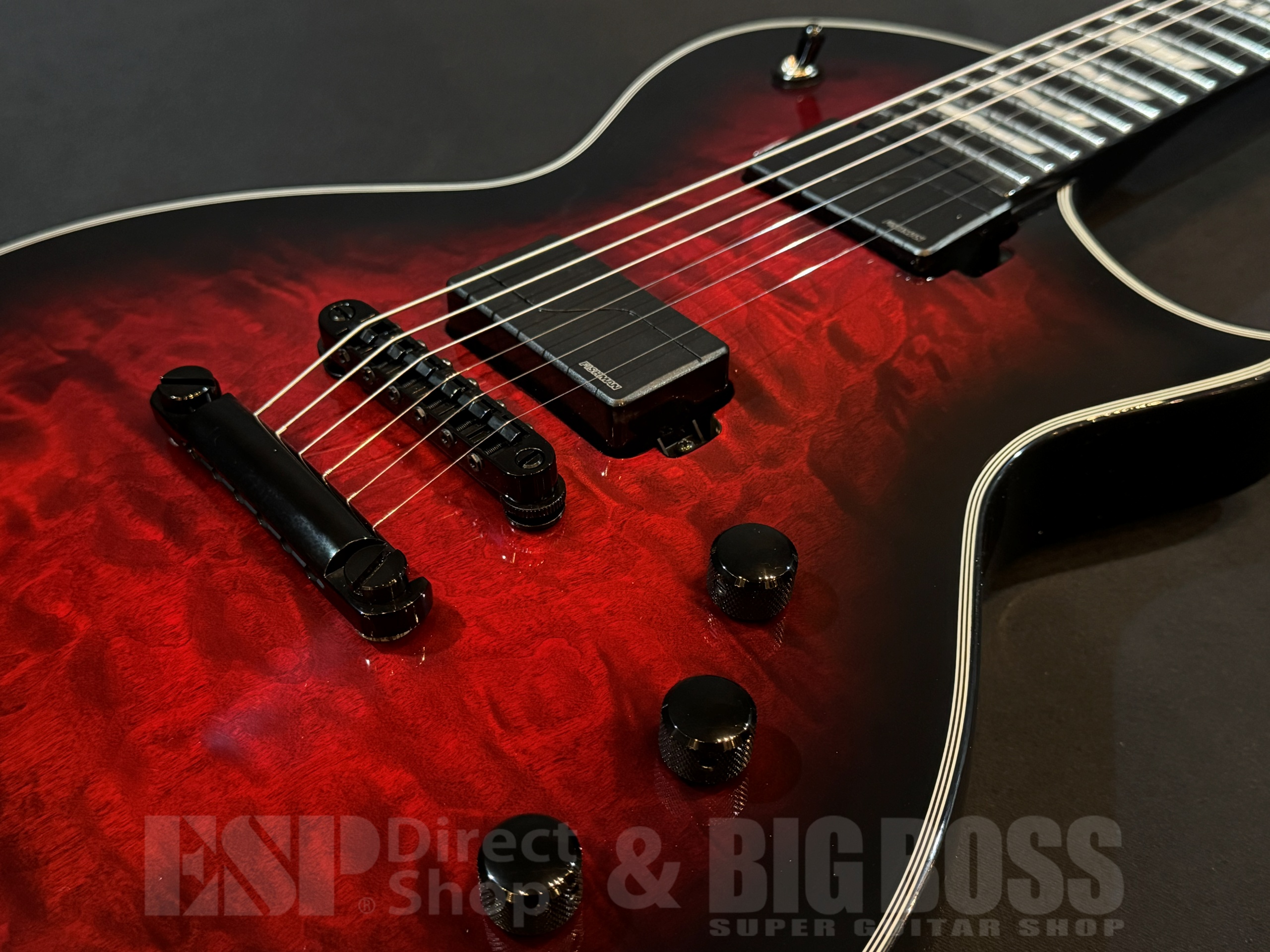 【即納可能】E-II(イーツー) EC QM FL  / See Thru Black Cherry Sunburst 大阪店 - 3