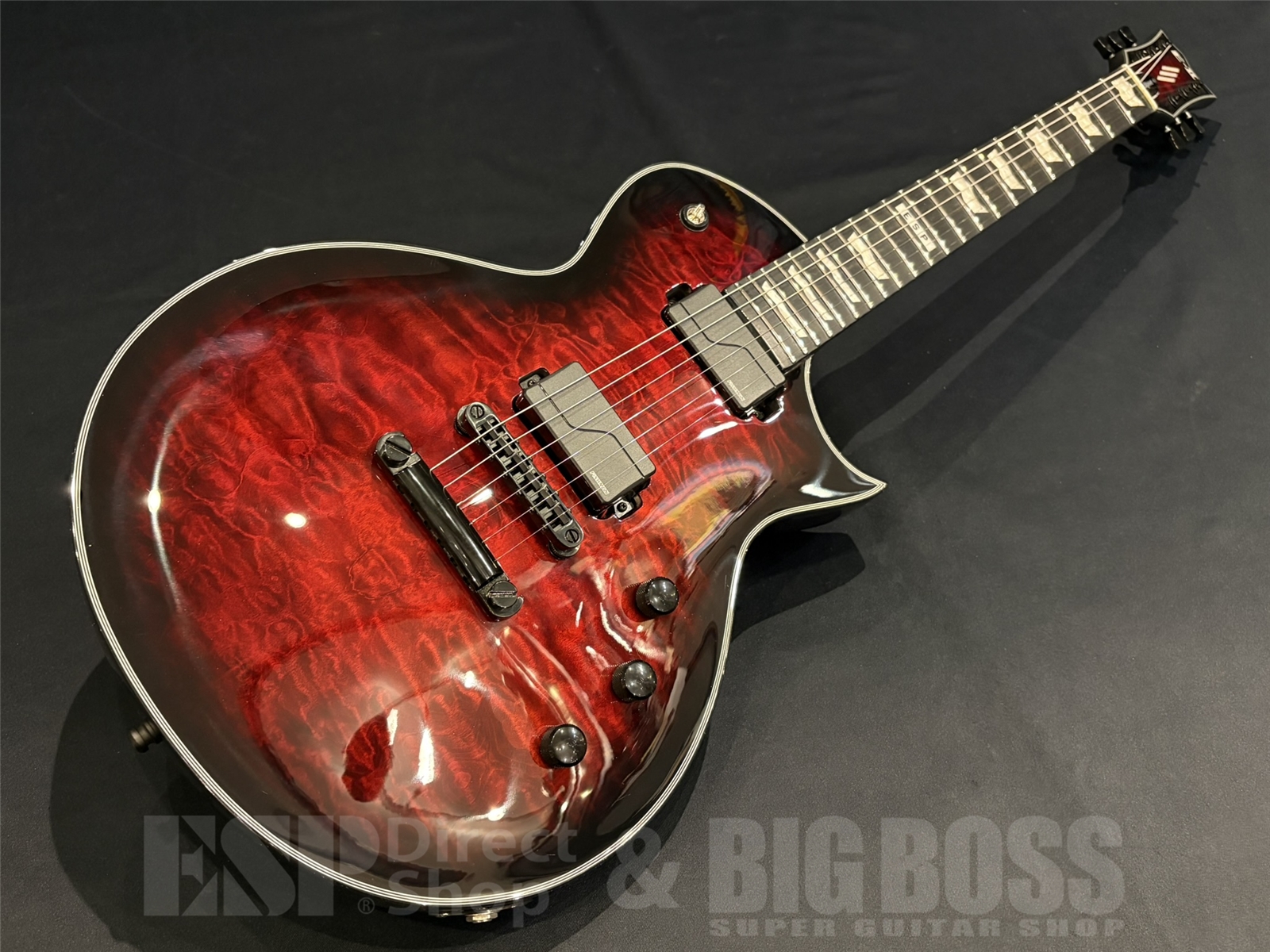 【即納可能】E-II(イーツー) EC QM FL / See Thru Black Cherry Sunburst 京都店