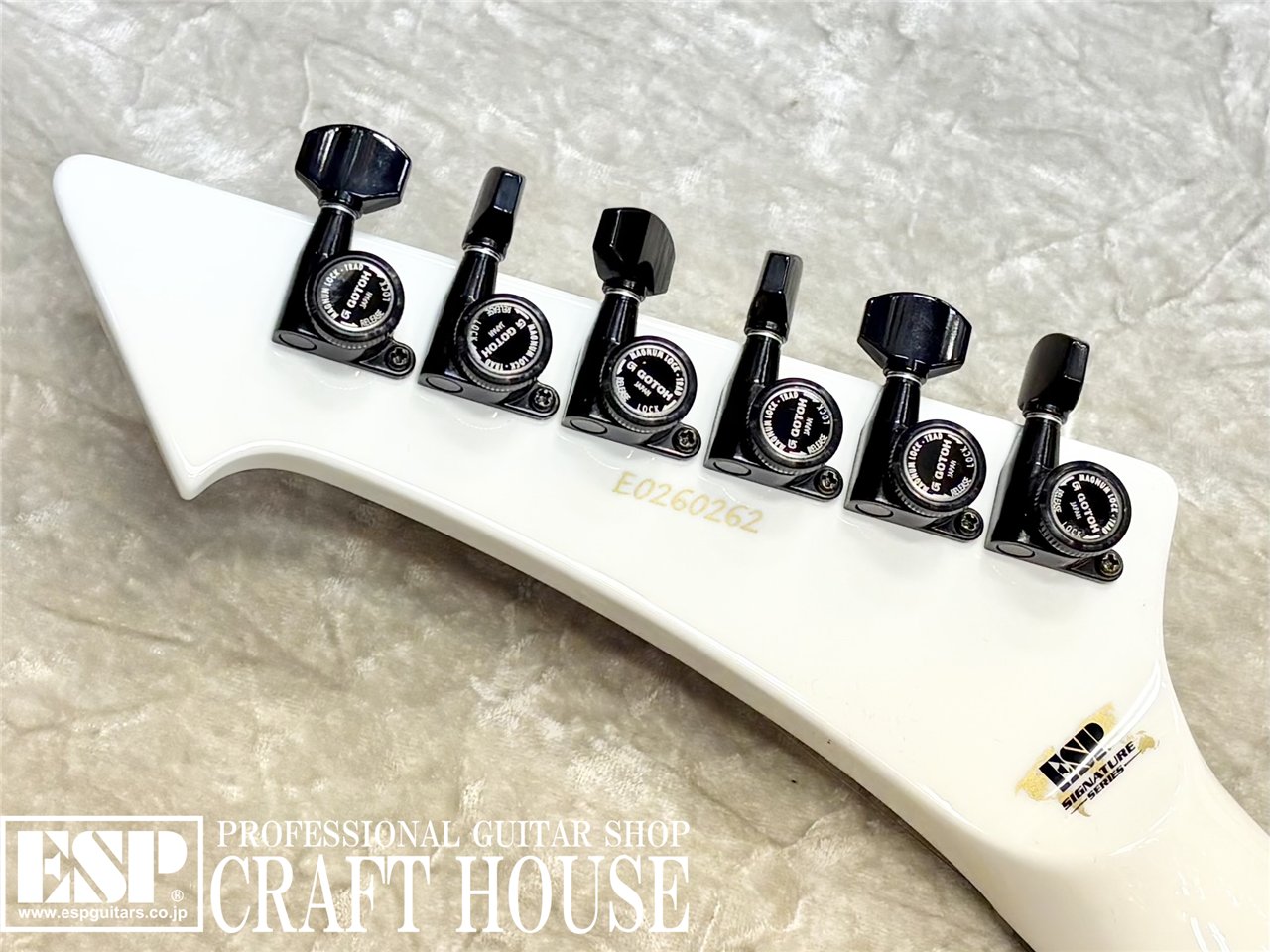【即納可能】	METALLICA / James Hetfield Signature Model / ESP SNAKEBYTE / Snow White 渋谷店 - 8