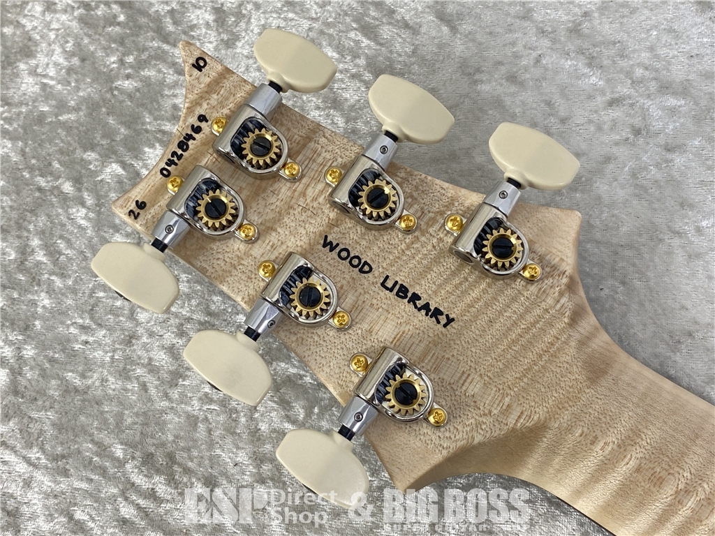 【即納可能】Paul Reed Smith  (ポールリードスミス/PRS) Japan Exclusive Model Wood Library Custom 24(Natural) (2026年製 S/N0428469) - 11