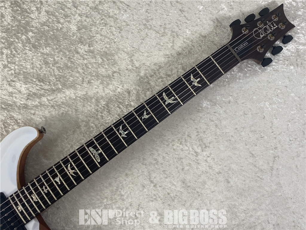 【即納可能】Paul Reed Smith  (ポールリードスミス/PRS)  Custom 24 (Pearl White Top & Binding / Natural Back) (2026年製 S/N0427250) - 7