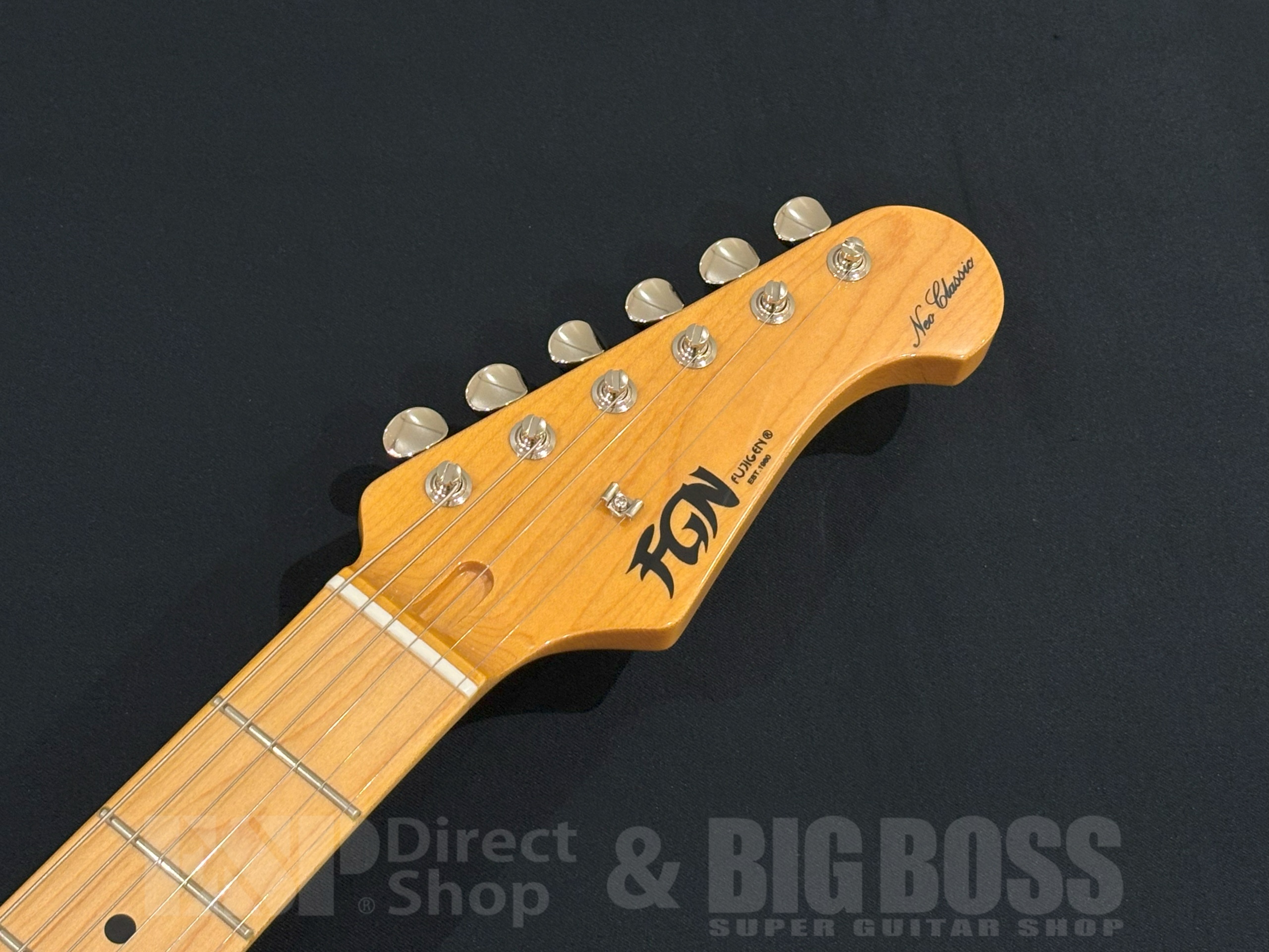 ❤︎山吹fujigen ギター❤︎ 即納可能】FUJIGEN (FGN) NTE100MAH / See-Thru Blue Burst 大阪