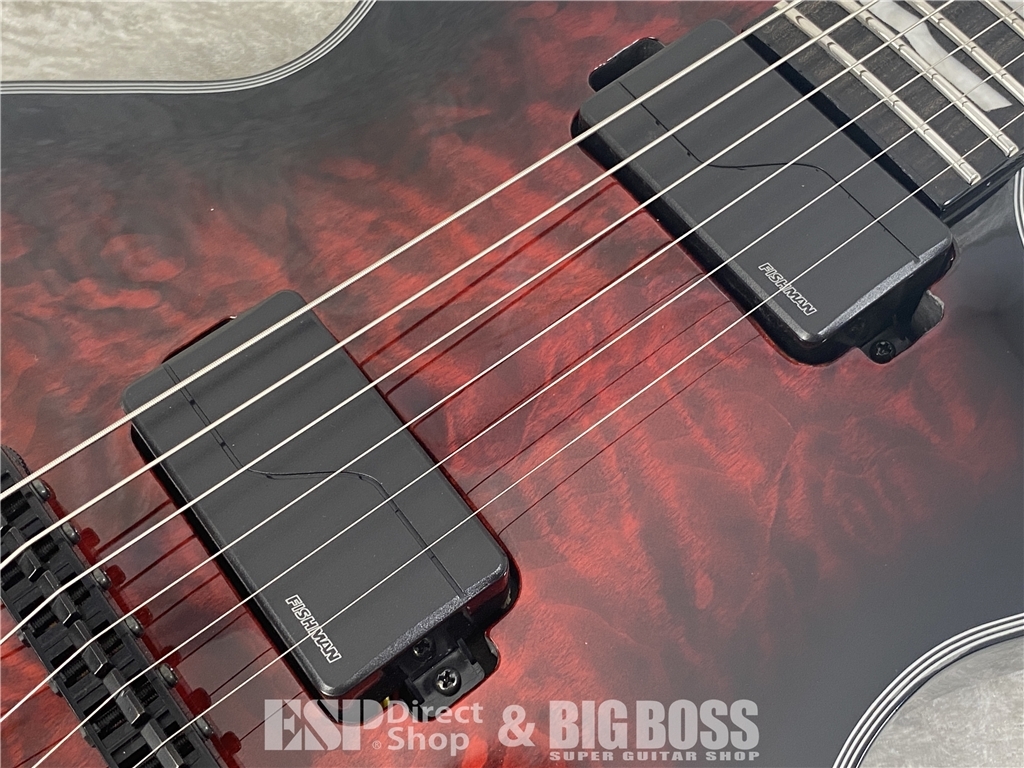 【即納可能】E-II(イーツー) EC QM FL / See Thru Black Cherry Sunburst お茶の水駅前店(東京) - 6