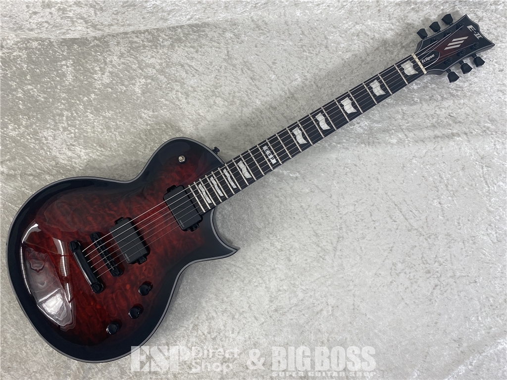 【即納可能】E-II(イーツー) EC QM FL / See Thru Black Cherry Sunburst お茶の水駅前店(東京) - 2