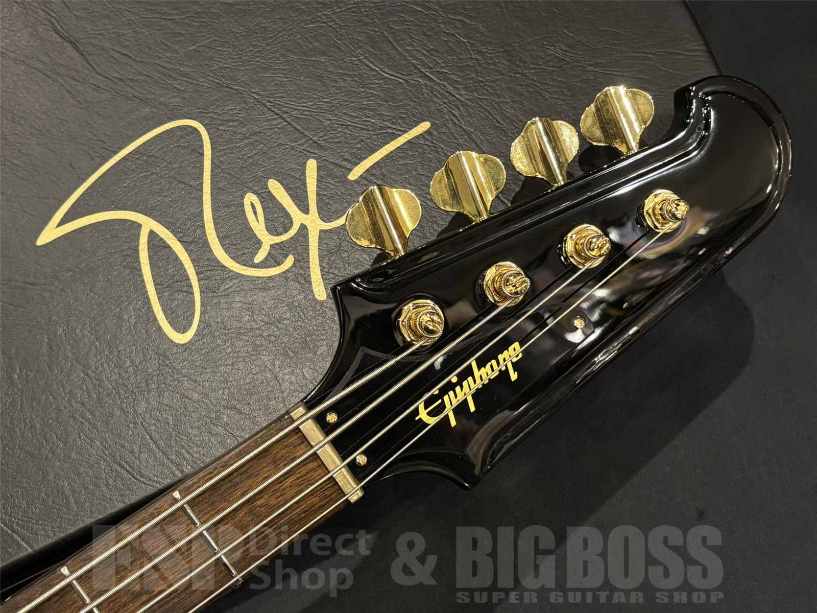 【USED/即納可能】Epiphone(エピフォン)Rex Brown Signature Thunderbird / Black 京都店 - 6