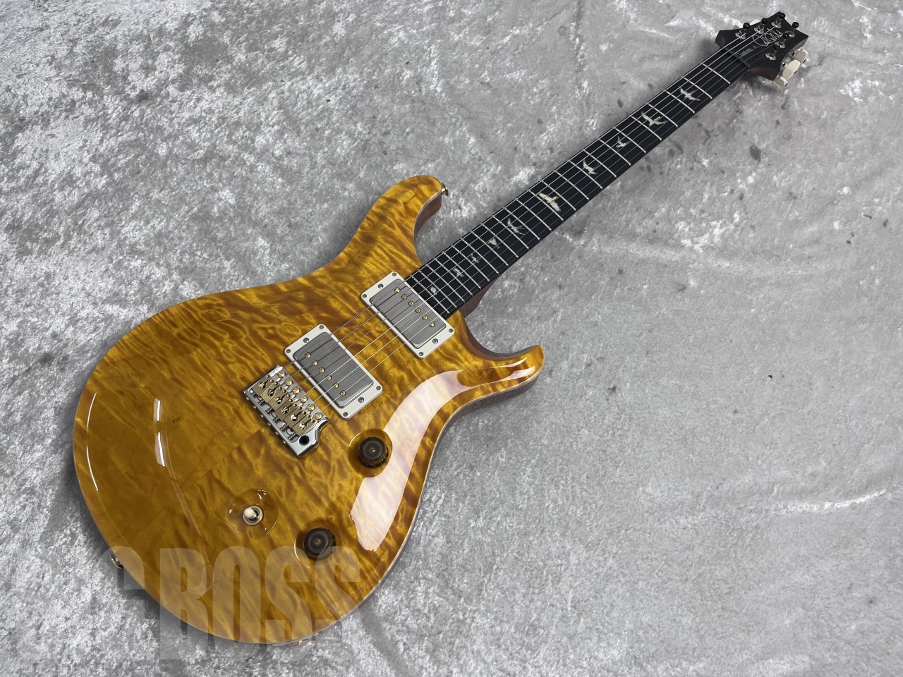 【即納可能】Paul Reed Smith  (ポールリードスミス/PRS) Wood Library Custom 24 / Santana Yellow (S/N 0383614)