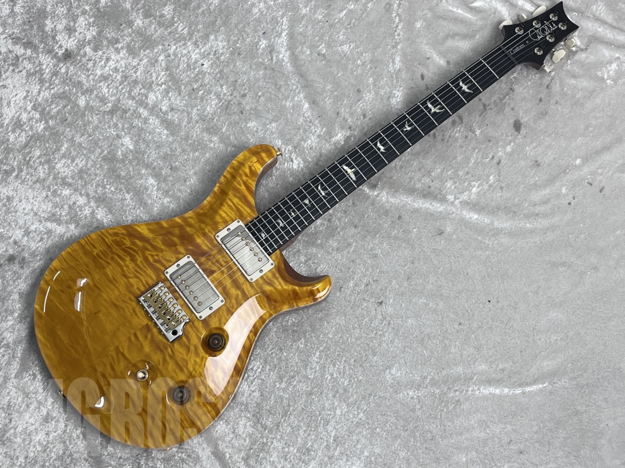 【即納可能】Paul Reed Smith  (ポールリードスミス/PRS) Wood Library Custom 24 / Santana Yellow (S/N 0383614)