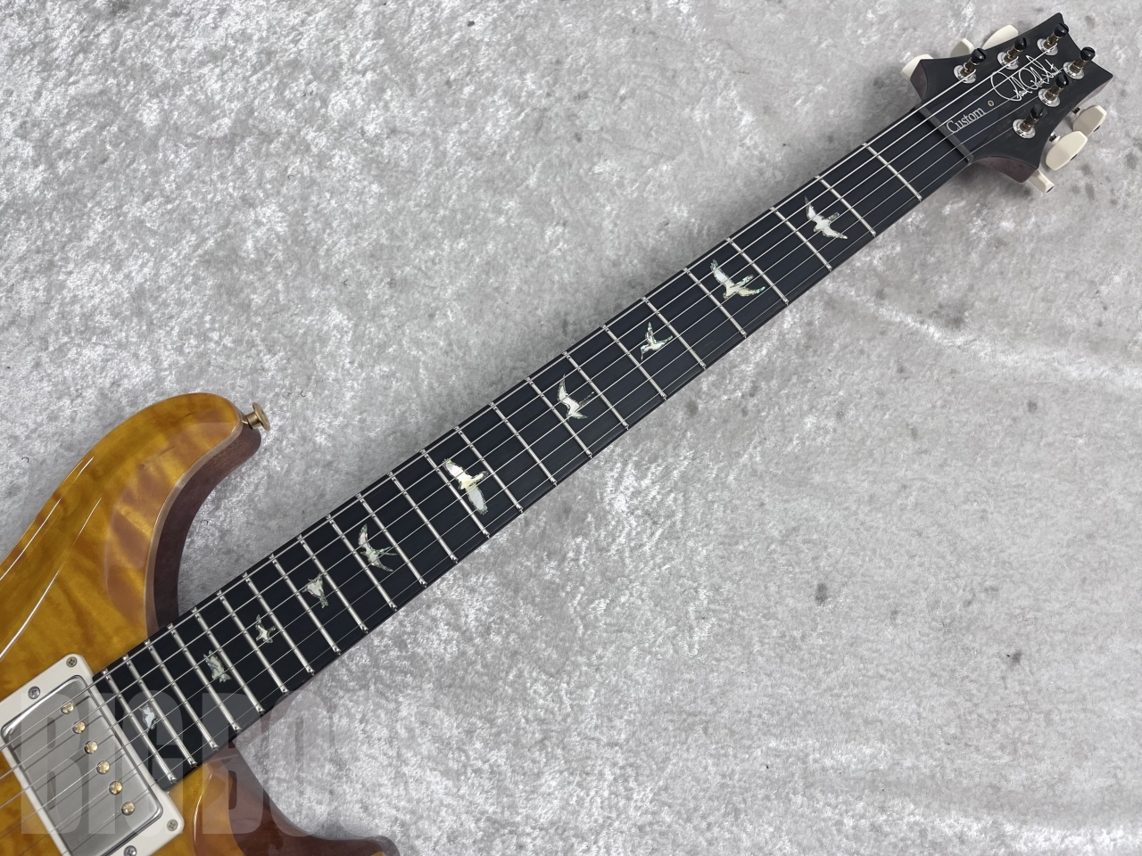 【即納可能】Paul Reed Smith  (ポールリードスミス/PRS) Wood Library Custom 24 / Santana Yellow (S/N 0383614)