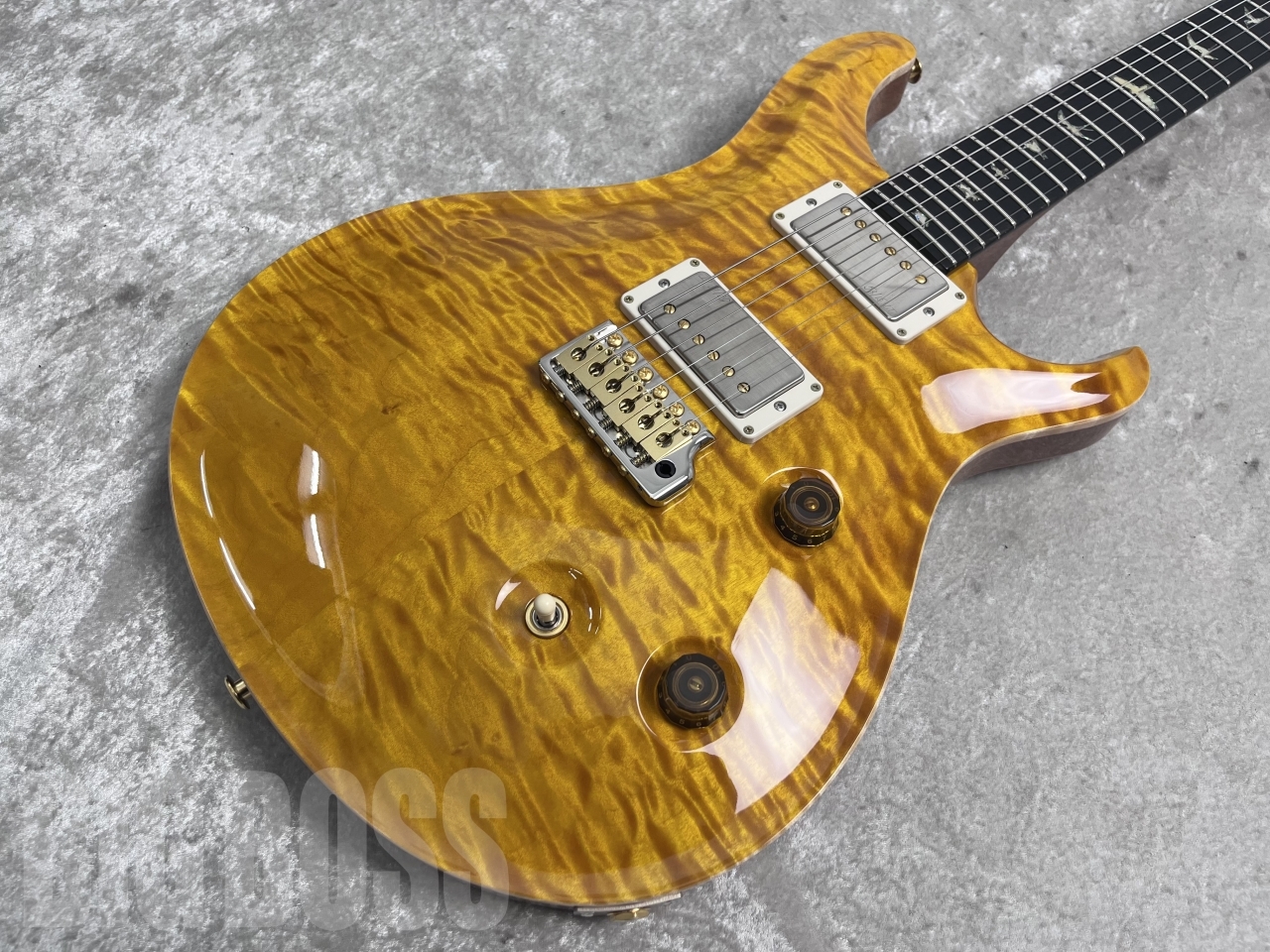 【即納可能】Paul Reed Smith  (ポールリードスミス/PRS) Wood Library Custom 24 / Santana Yellow (S/N 0383614)