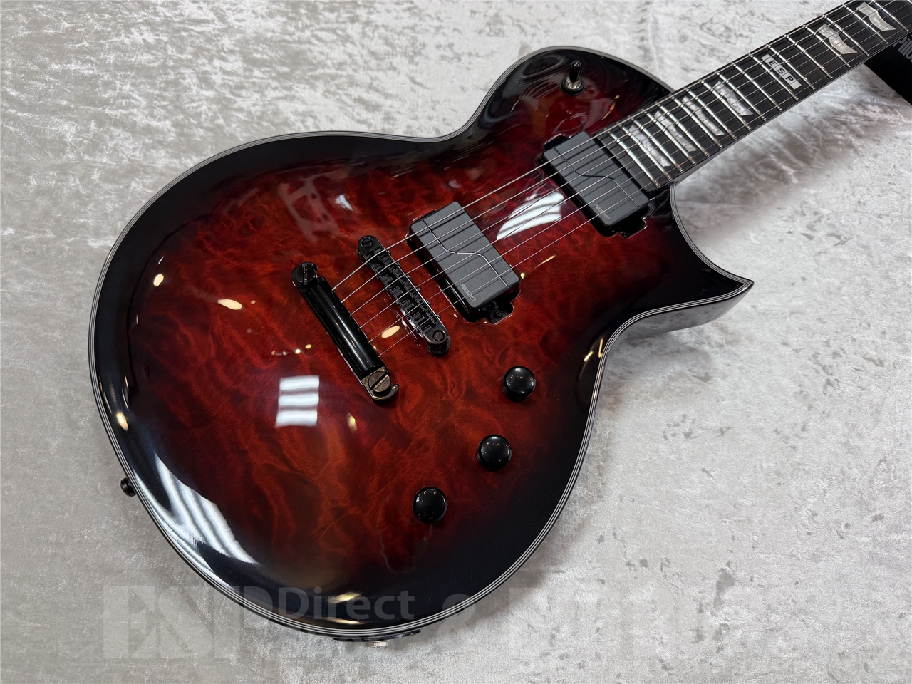 【即納可能】E-II EC QM FL/See Thru Black Cherry Sunburst GWS - 2