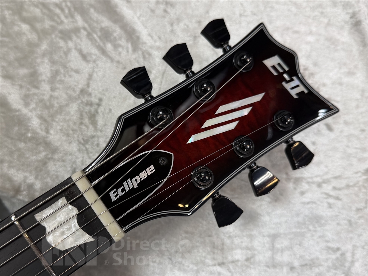 【即納可能】E-II EC QM FL/See Thru Black Cherry Sunburst GWS - 4