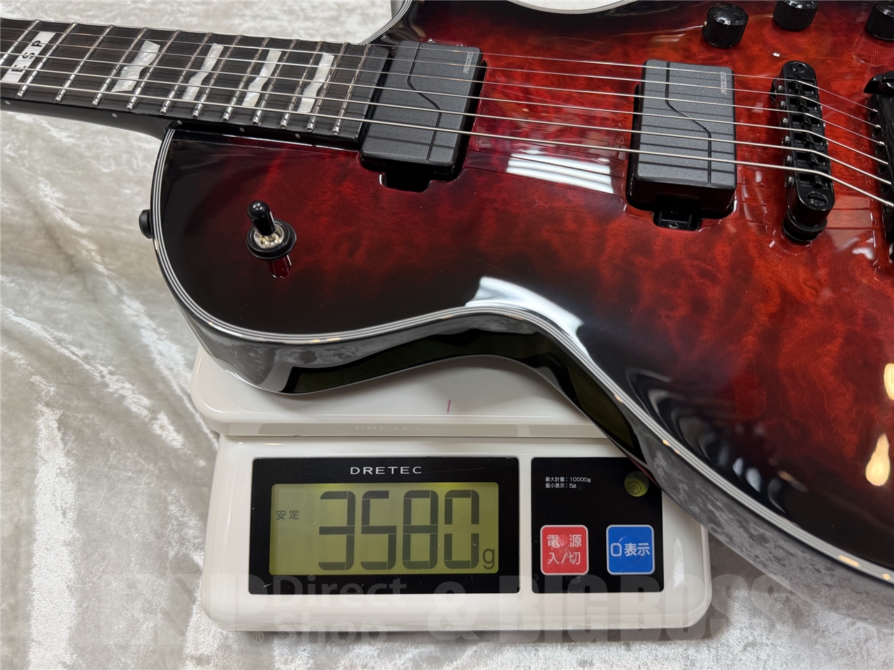 【即納可能】E-II EC QM FL/See Thru Black Cherry Sunburst GWS - 11