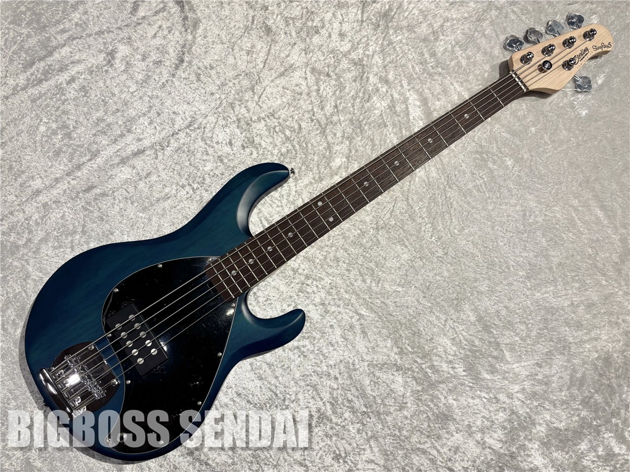 【即納可能】Sterling by MUSIC MAN Ray5/Trans Blue Satin 仙台店