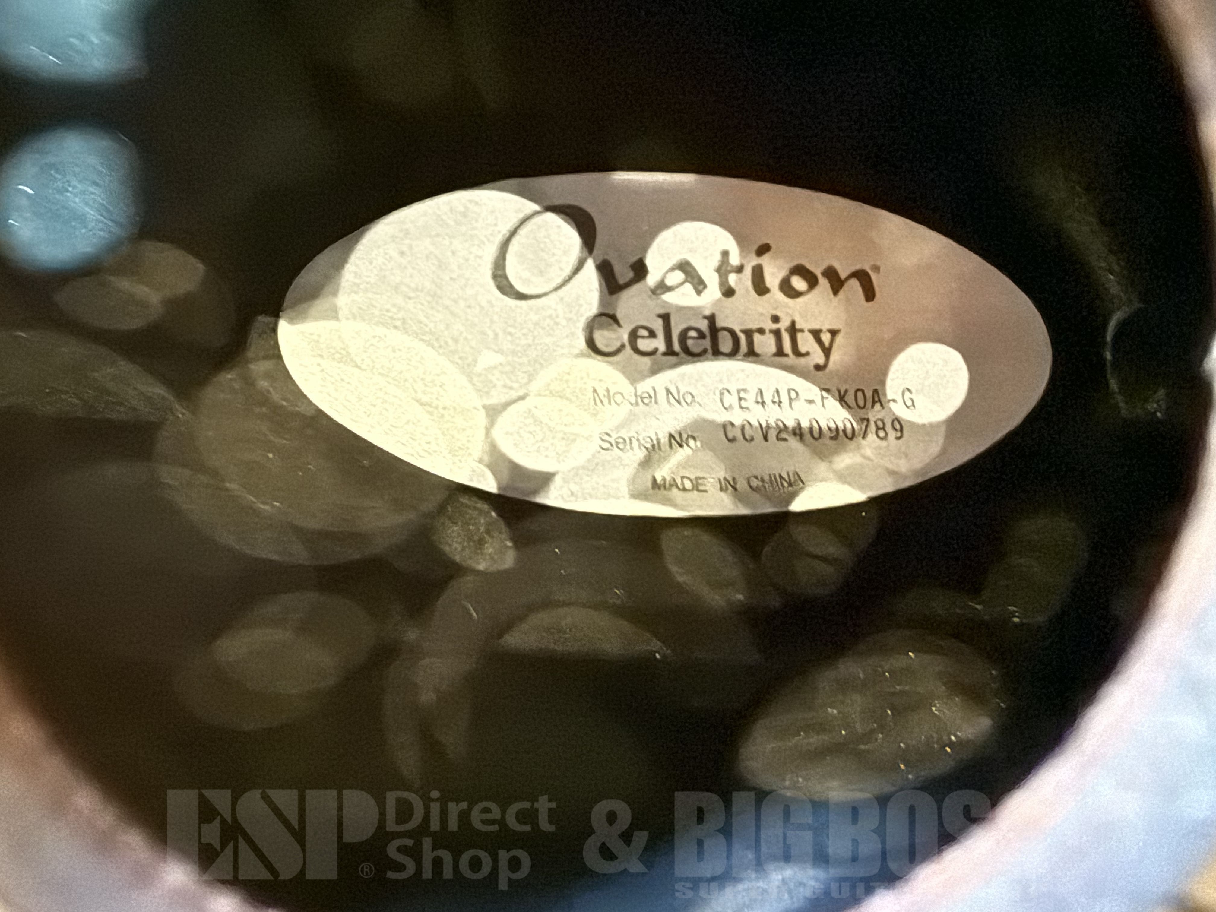 【即納可能】 Ovation （オベーション） Celebrity Elite Plus CE44P Figured Koa (FKOA) 福岡店