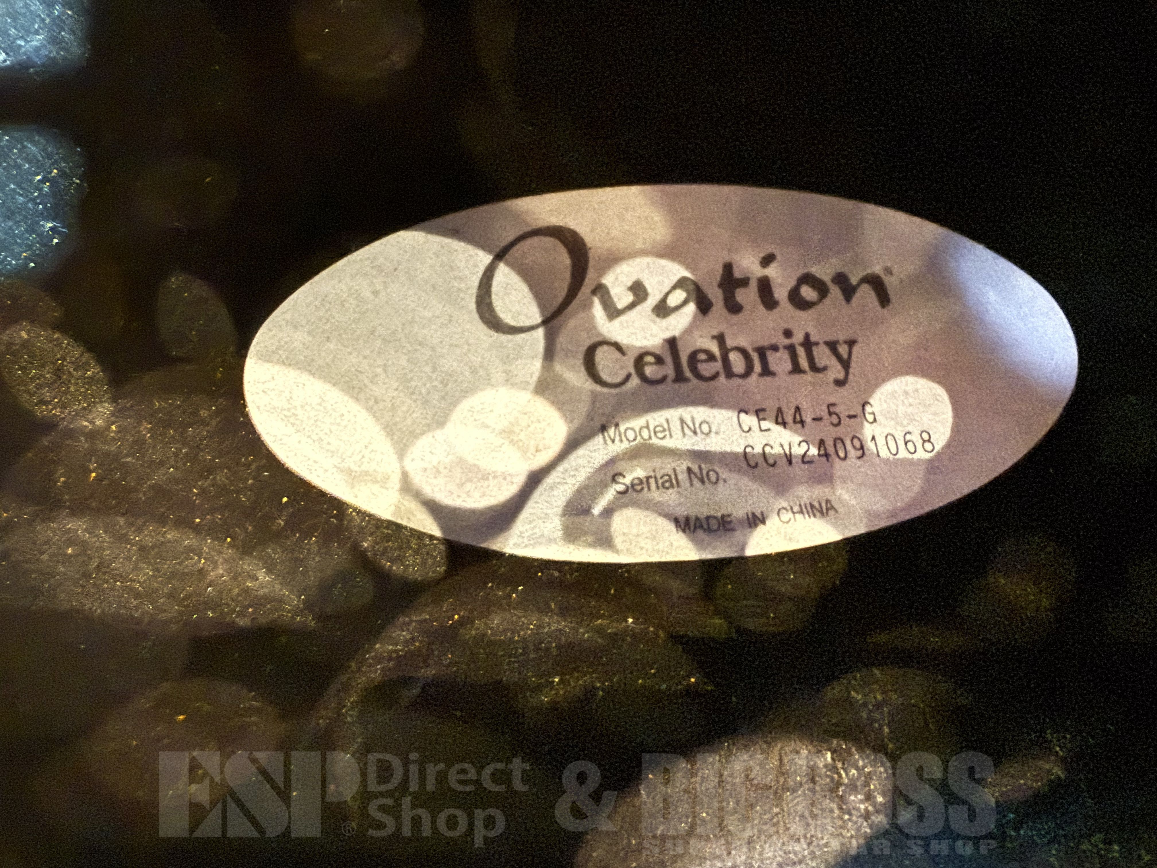 【即納可能】 Ovation （オベーション） Celebrity Elite Plus CE44 【Black】 福岡店