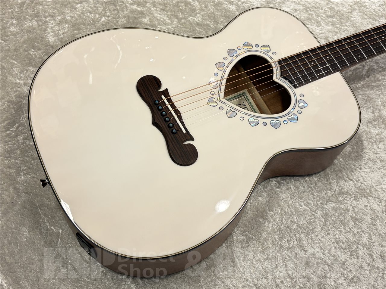 【即納可能】Zemaitis（ゼマイティス） CAF-90H（Gloss White Mother of Pearl）　名古屋店