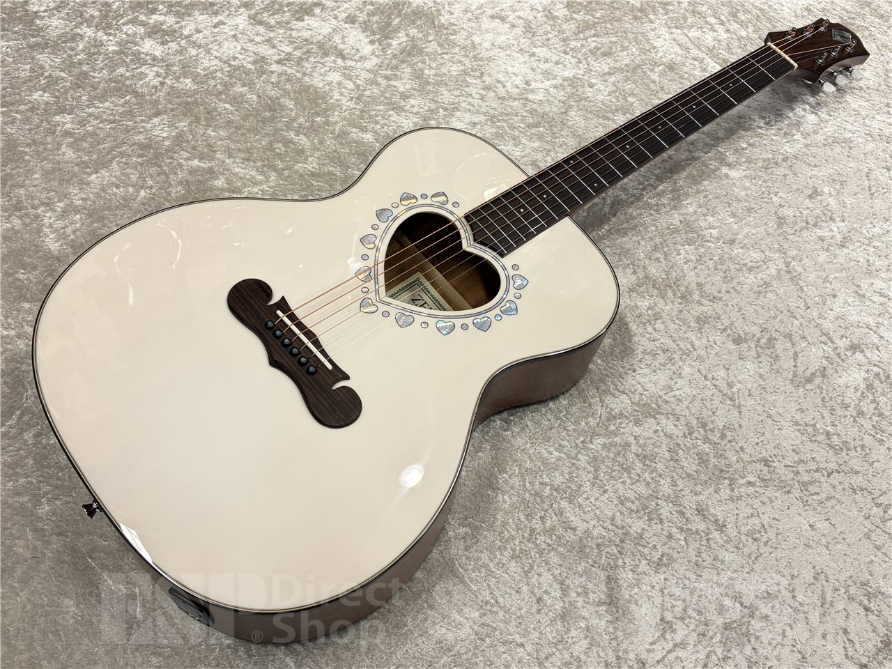 【即納可能】Zemaitis（ゼマイティス） CAF-90H（Gloss White Mother of Pearl）　名古屋店