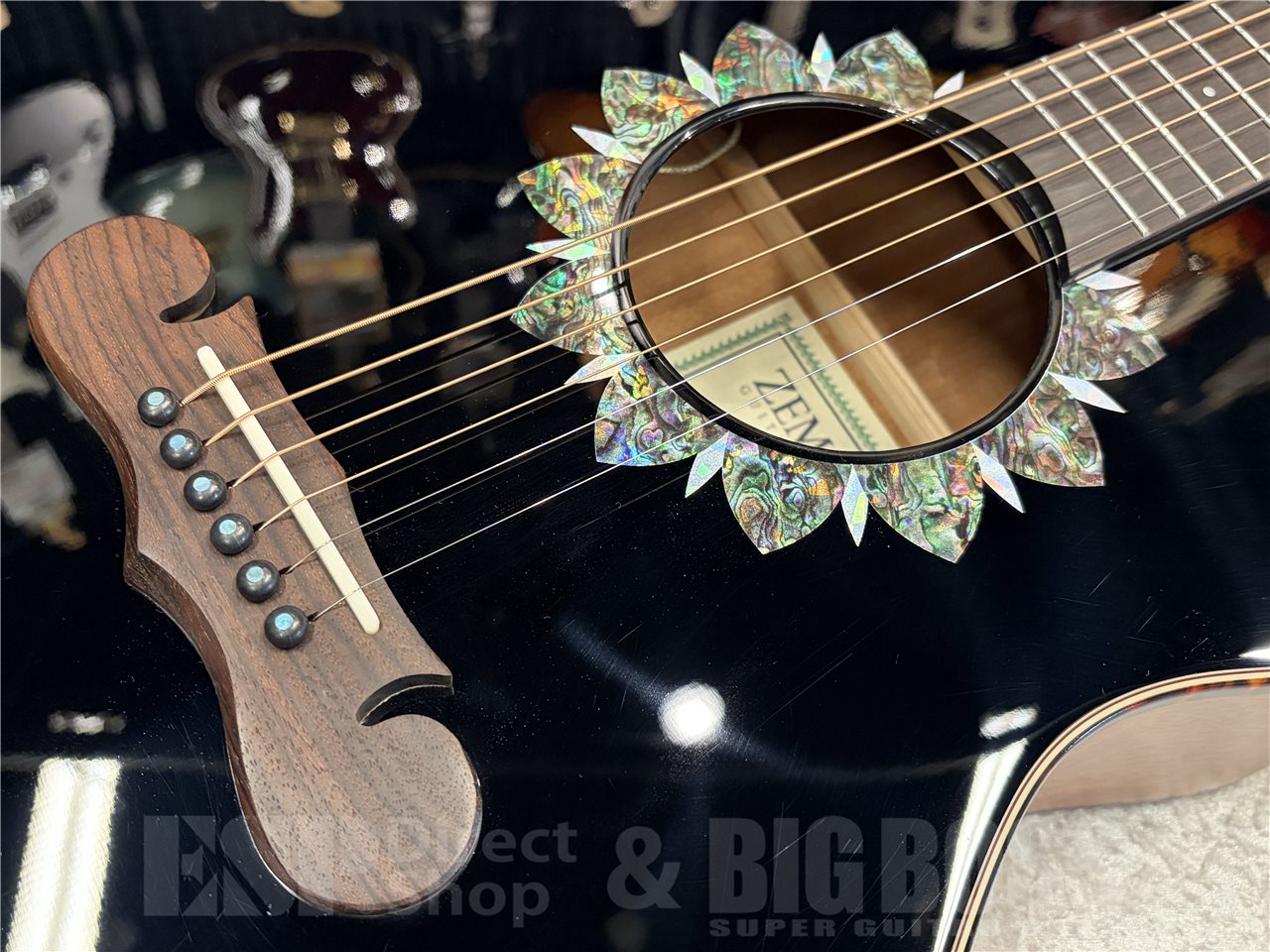 【即納可能】Zemaitis（ゼマイティス） CAF-90F（Gloss Black Abalone）　名古屋店