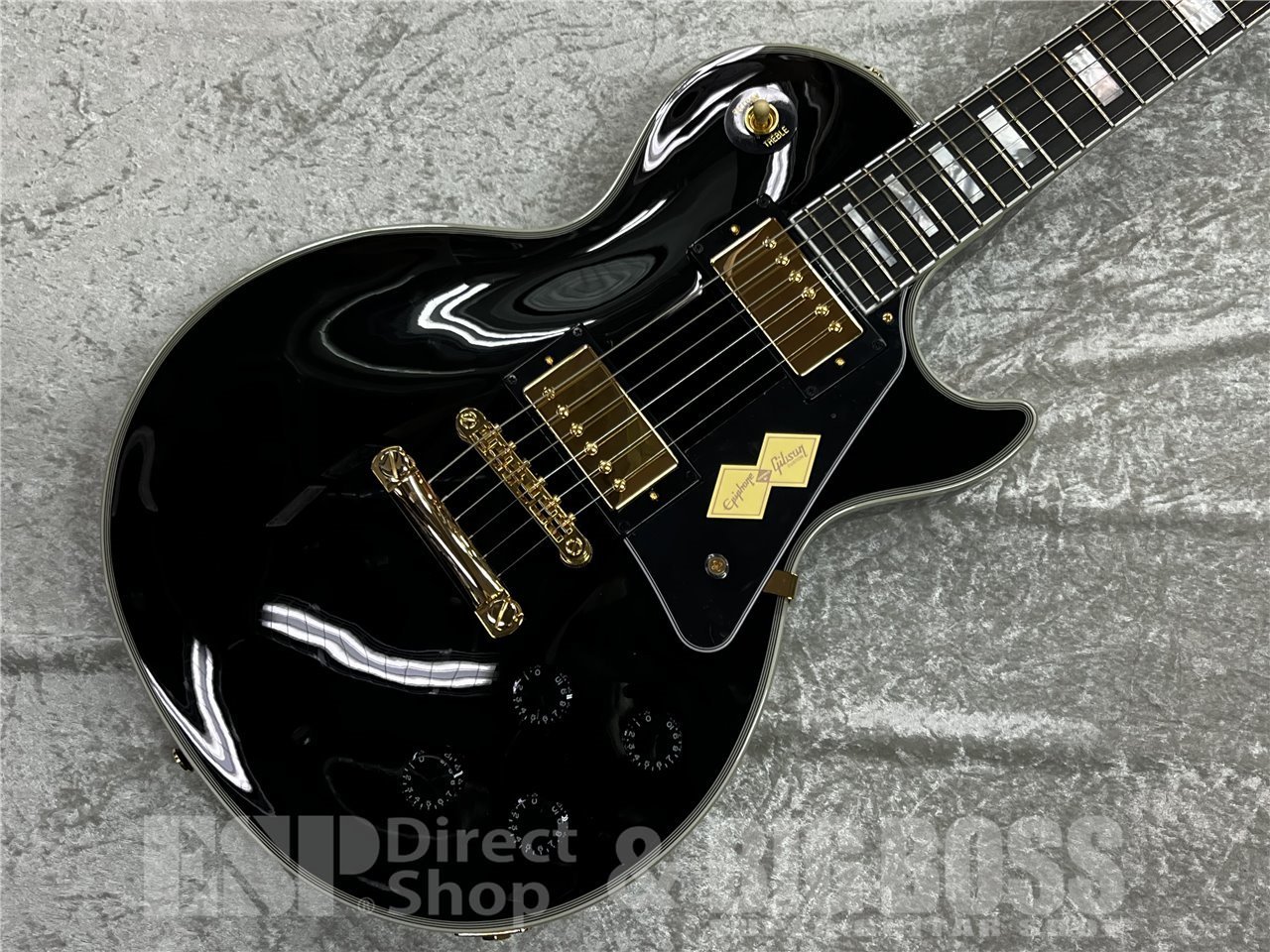 【即納可能】 Epiphone Les Paul Custom (Ebony) 広島店