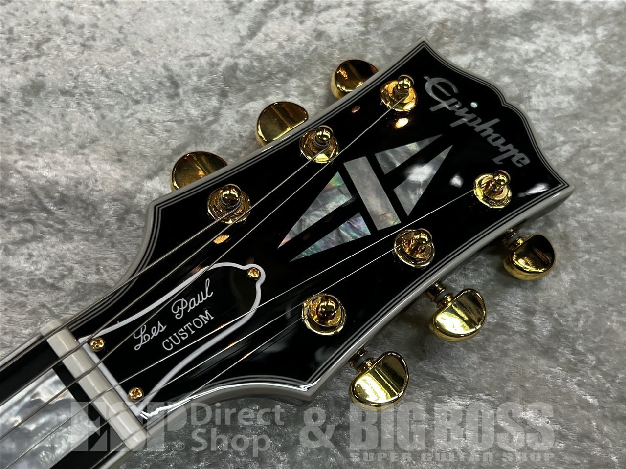即納可能】 Epiphone Les Paul Custom (Ebony) 広島店
