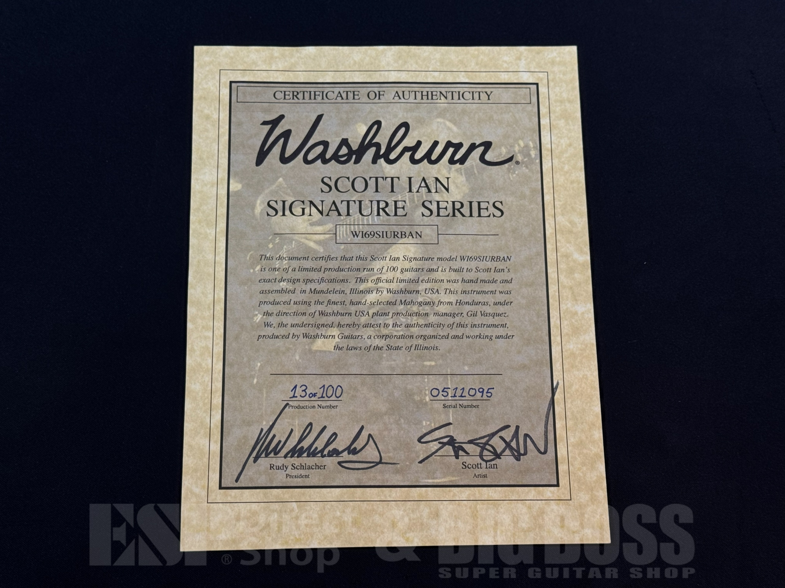 【即納可能/中古品】Washburn(ワッシュバーン) Scott Ian 大阪店 - 13