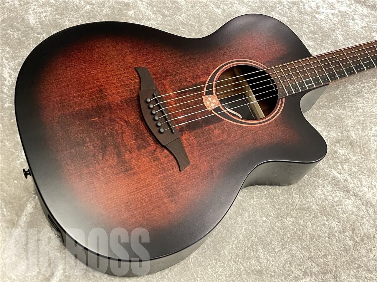 【即納可能】LAG Guitars（ラグギターズ）T70ACE（BLACK & BROWN）　名古屋店