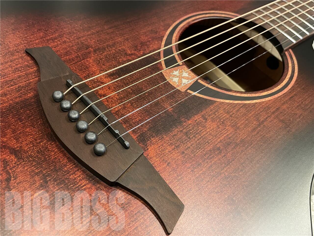 【即納可能】LAG Guitars（ラグギターズ）T70ACE（BLACK & BROWN）　名古屋店